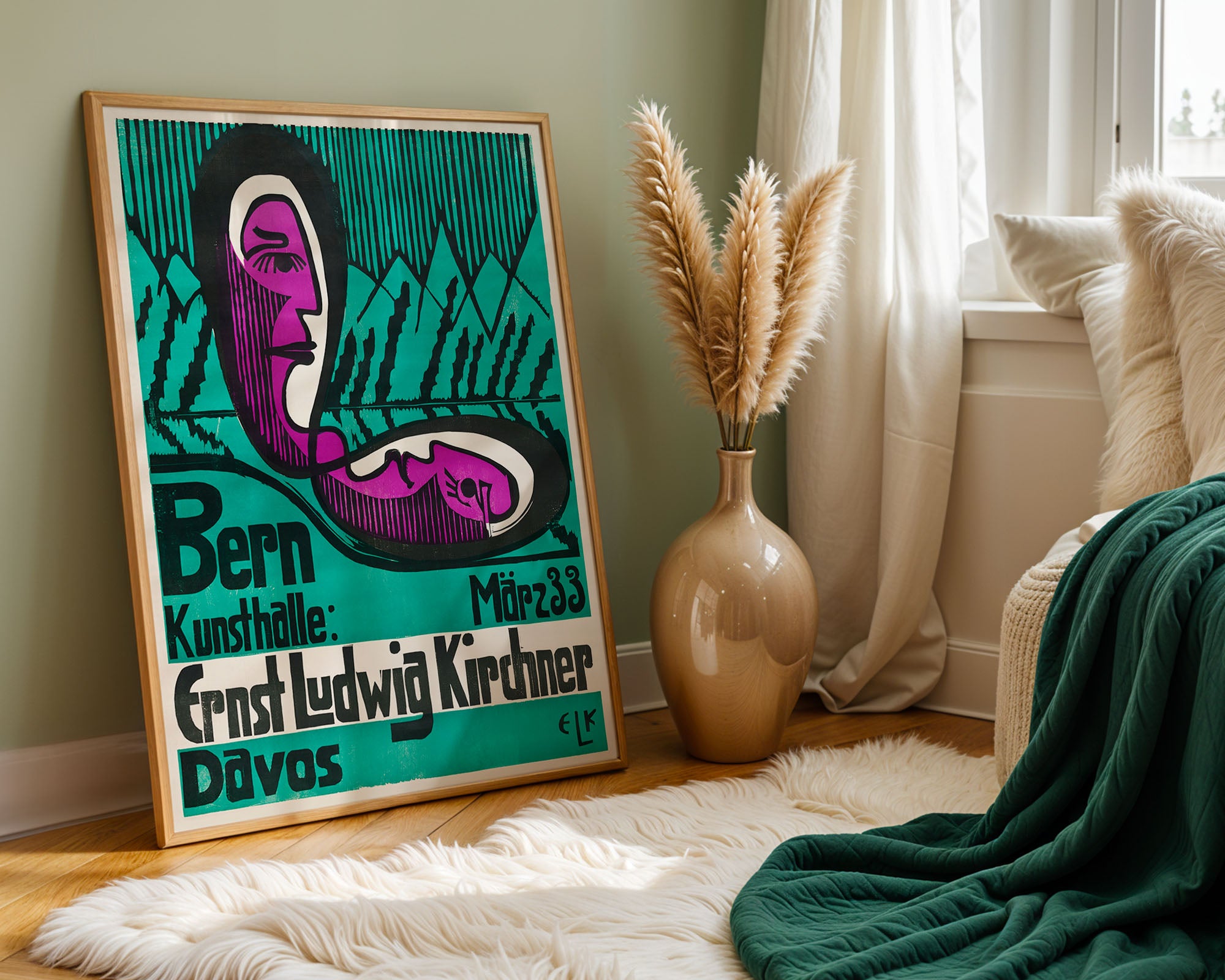 Ernst Ludwig Kirchner — Bern Exhibition Poster