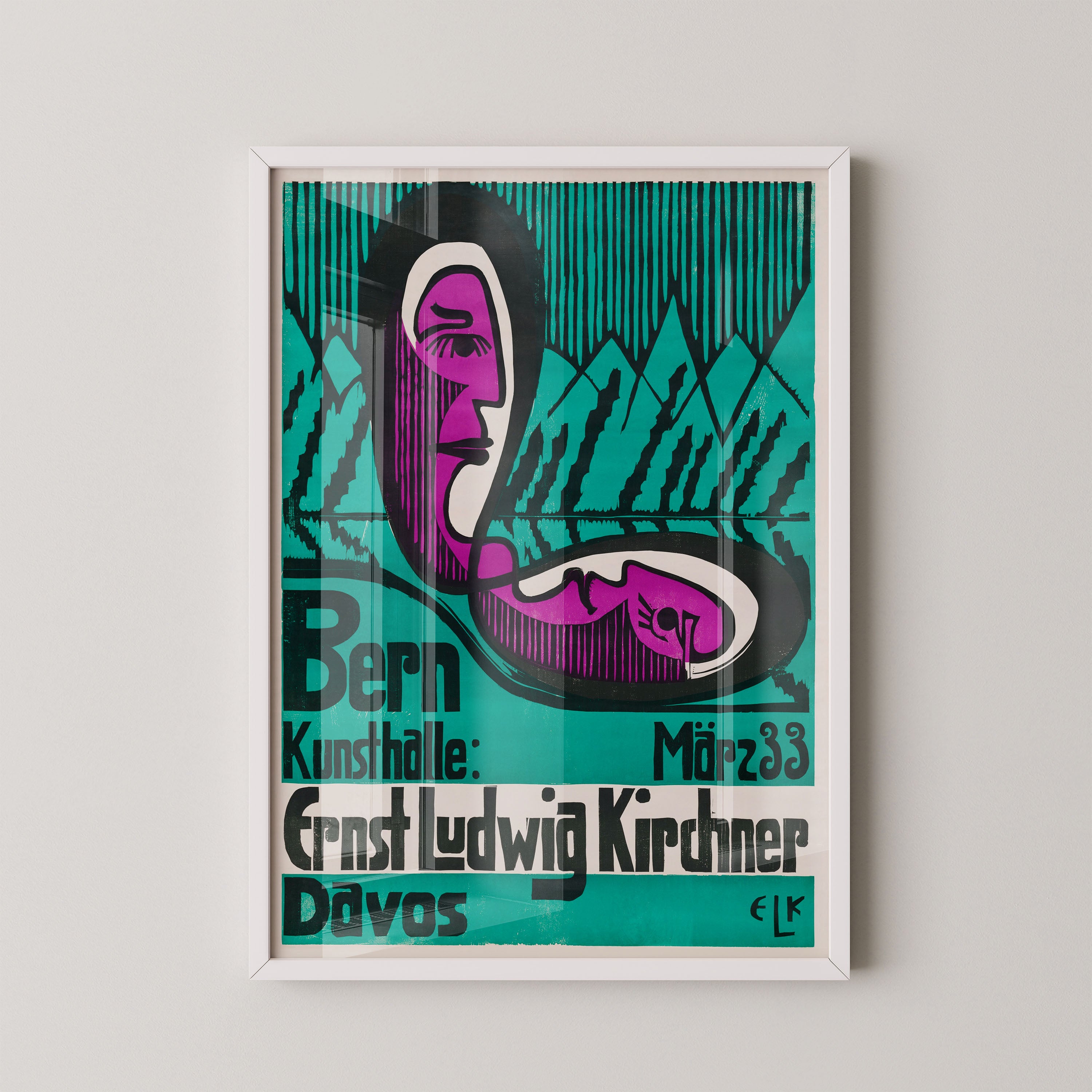 Ernst Ludwig Kirchner — Bern Exhibition Poster