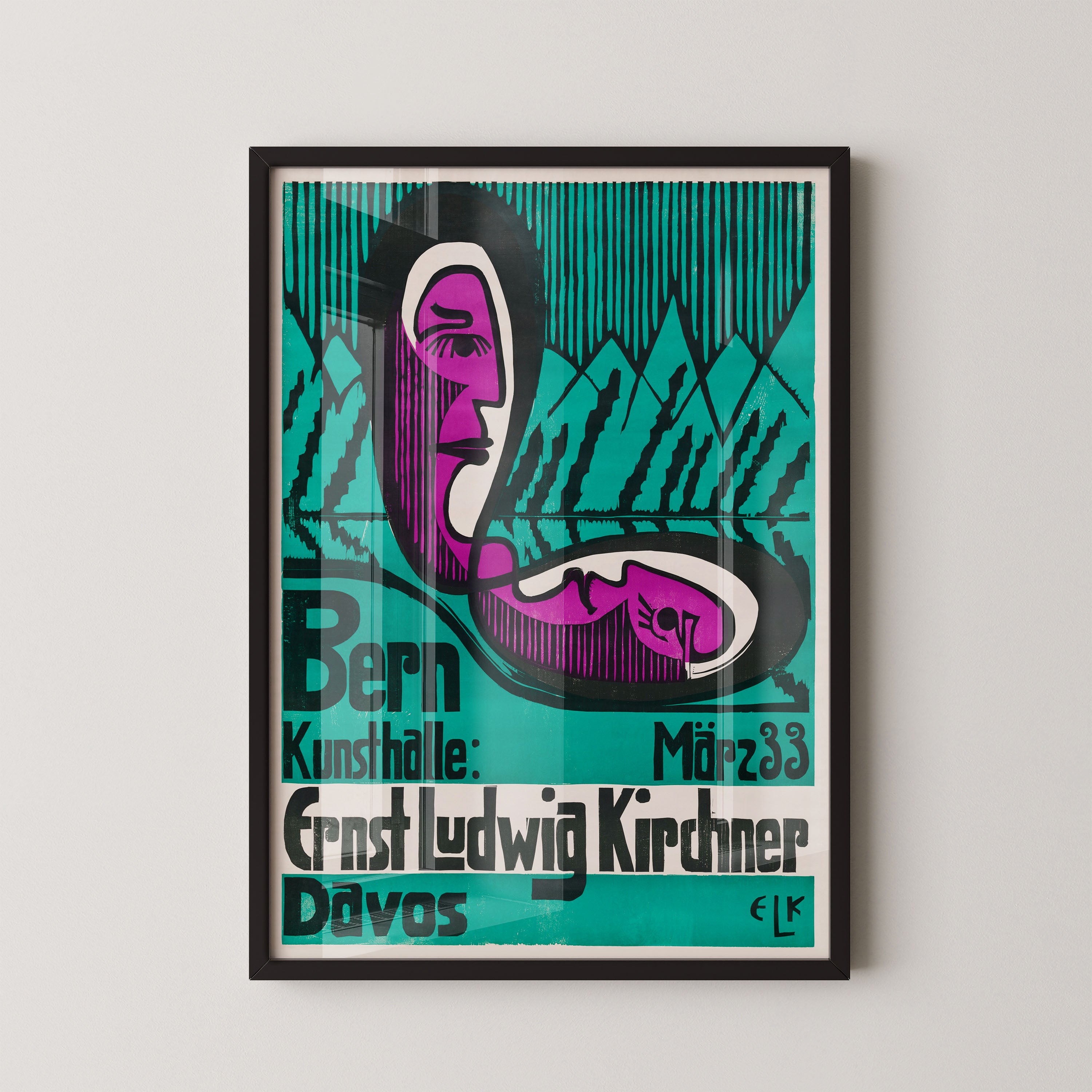 Ernst Ludwig Kirchner — Bern Exhibition Poster