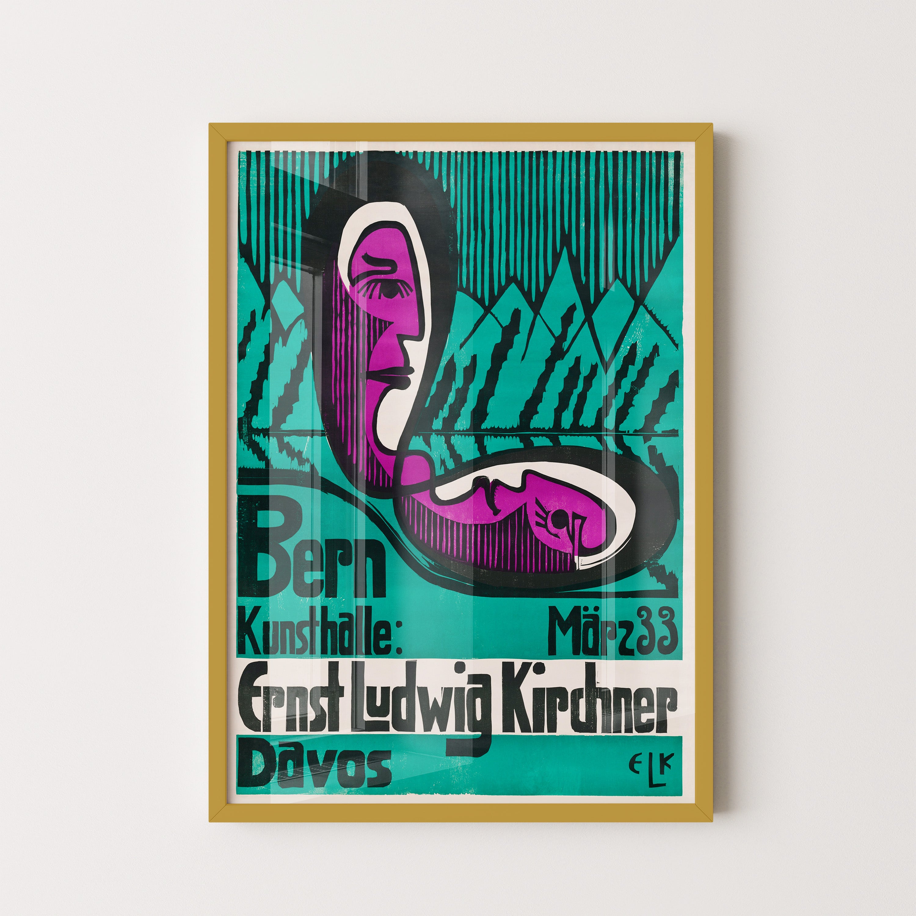 Ernst Ludwig Kirchner — Bern Exhibition Poster