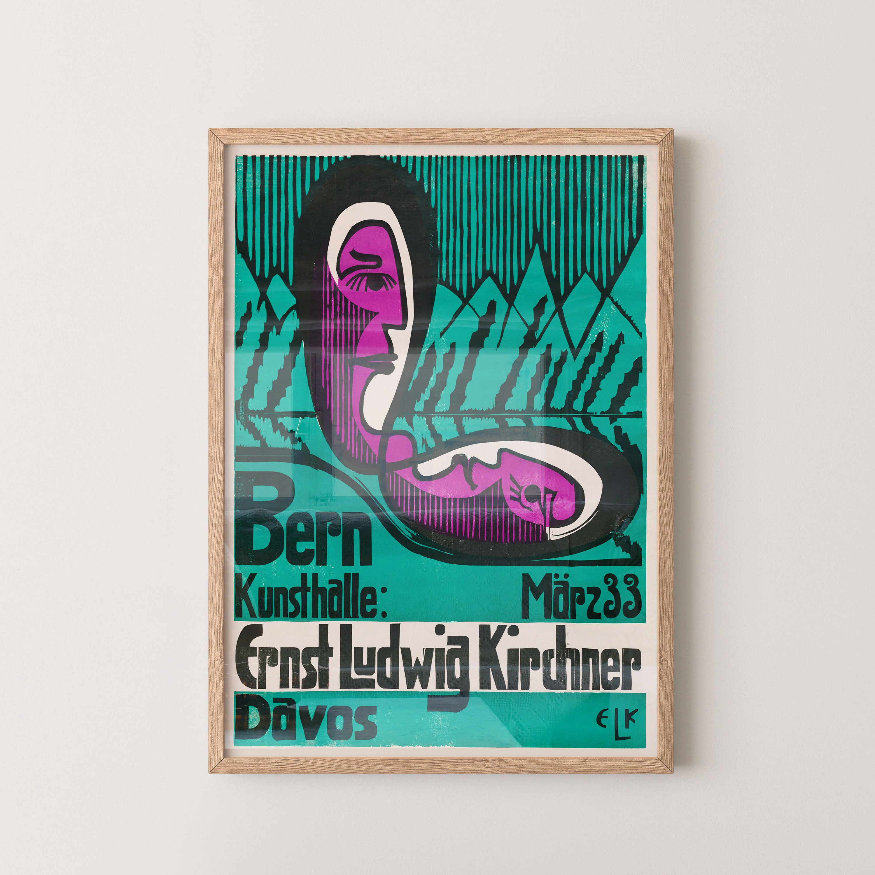 Ernst Ludwig Kirchner — Bern Exhibition Poster