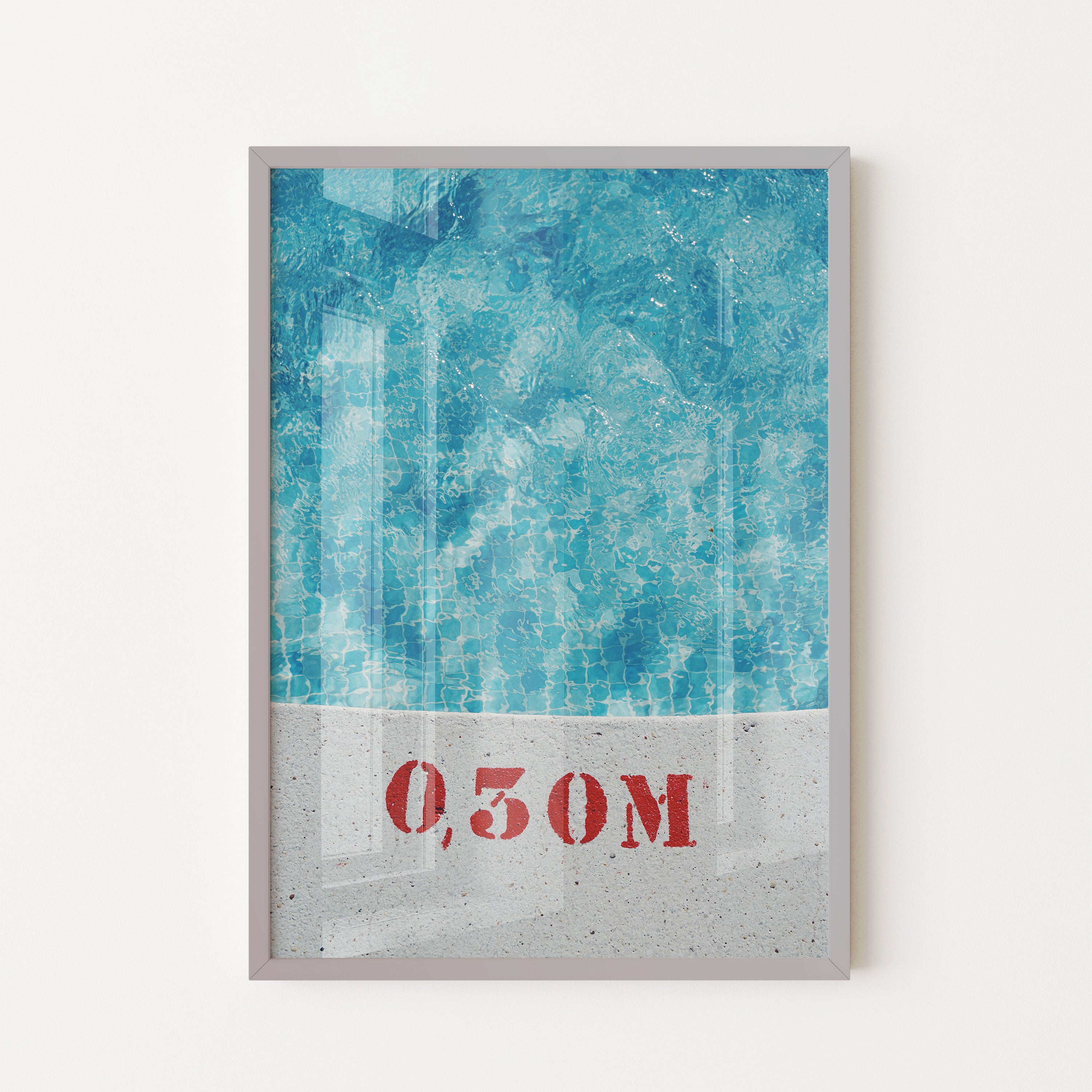 0.50M — Poolside Depth Marker