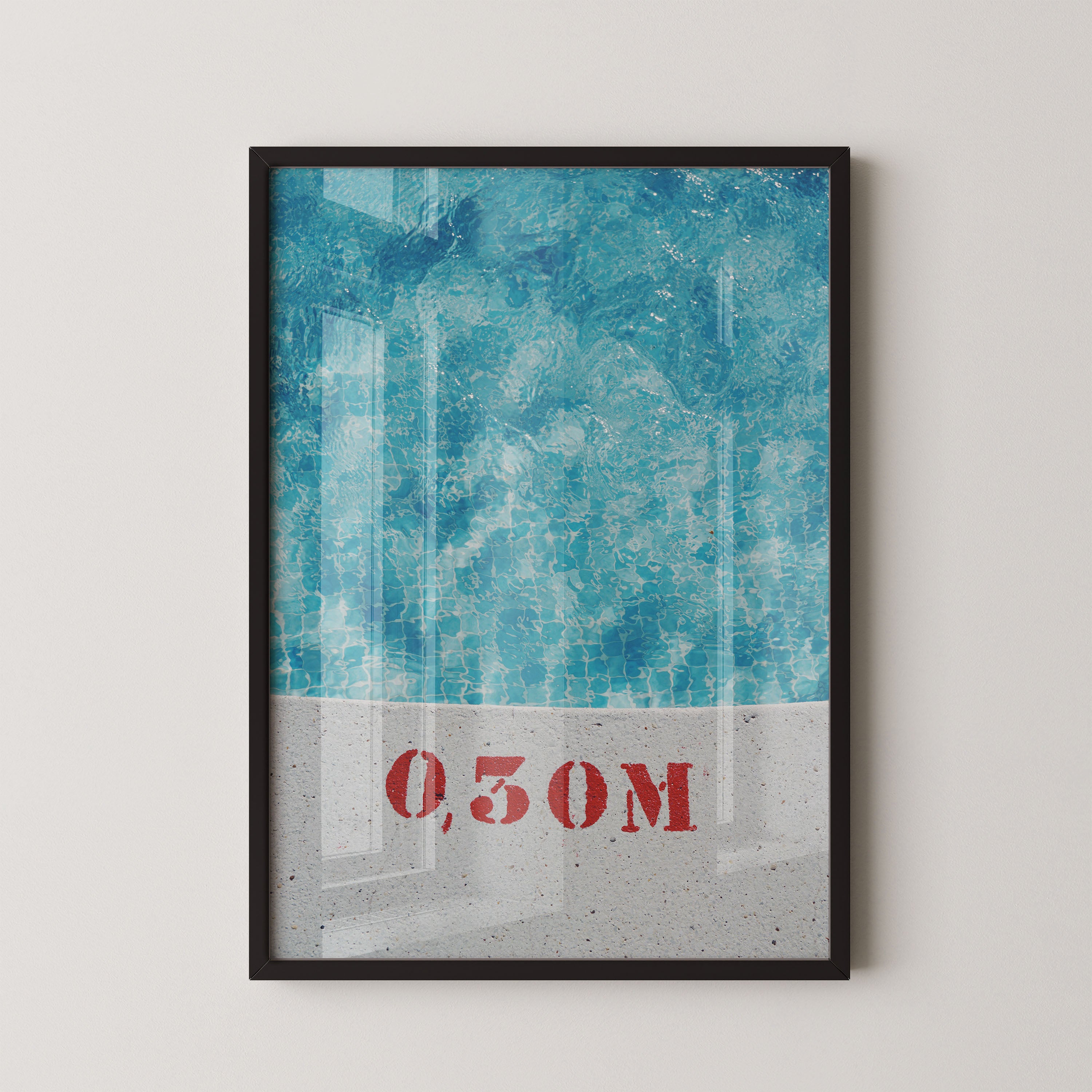 0.50M — Poolside Depth Marker