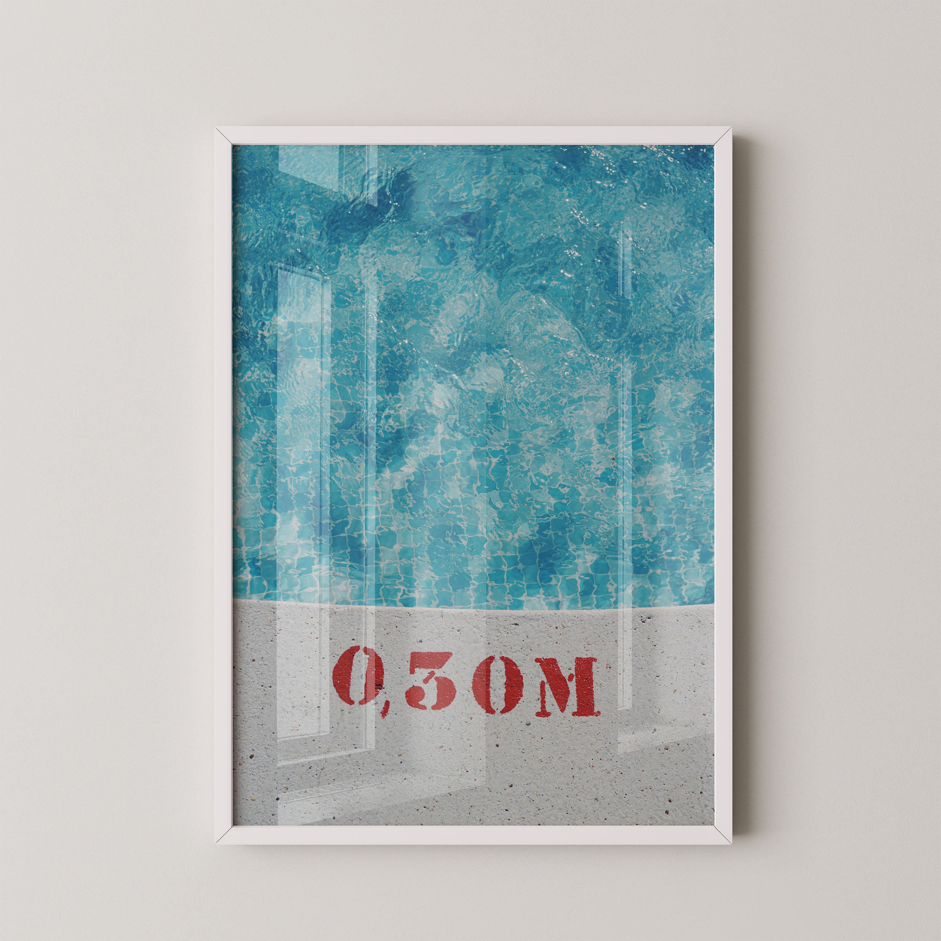 0.50M — Poolside Depth Marker