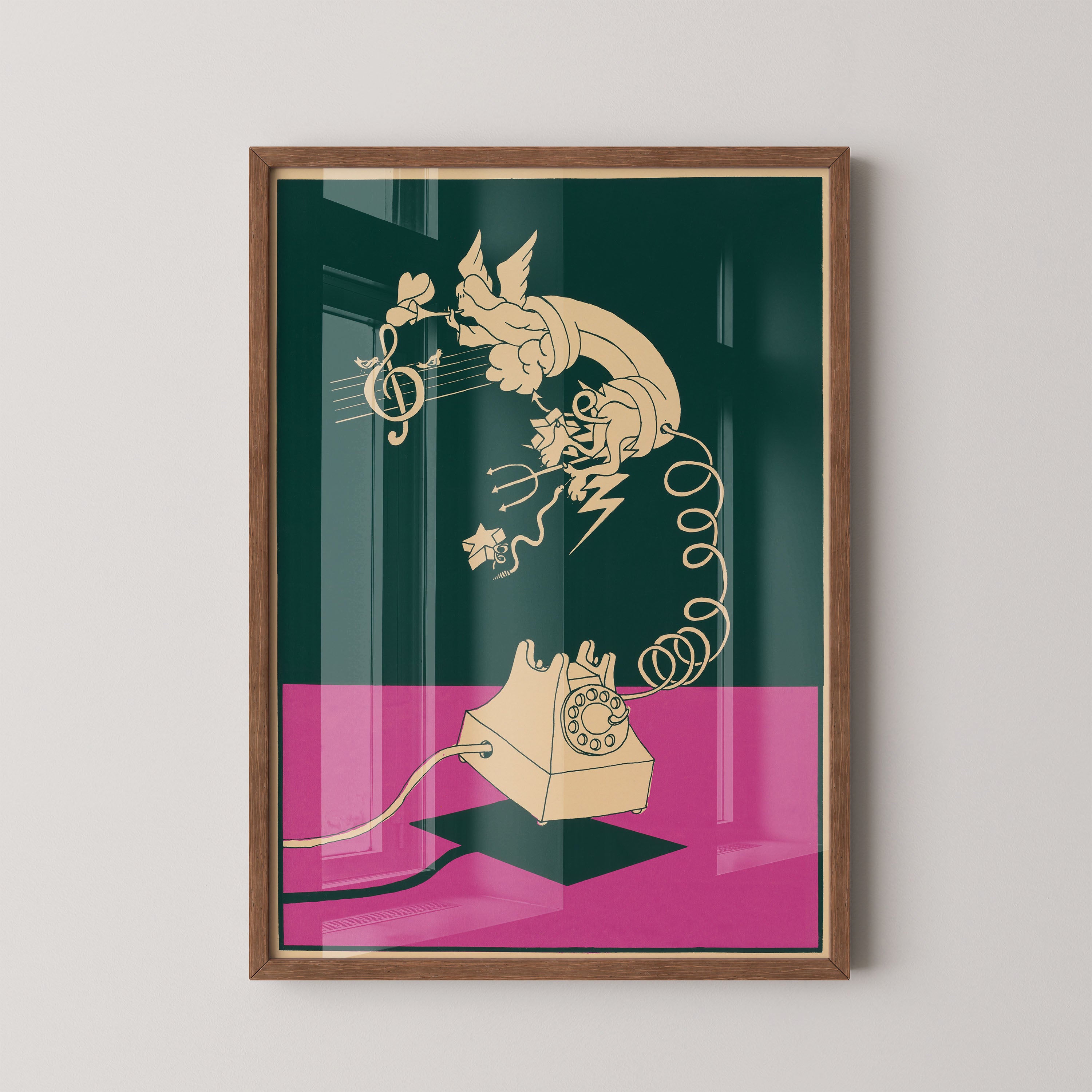 Call of Chaos — Retro Telephone Art