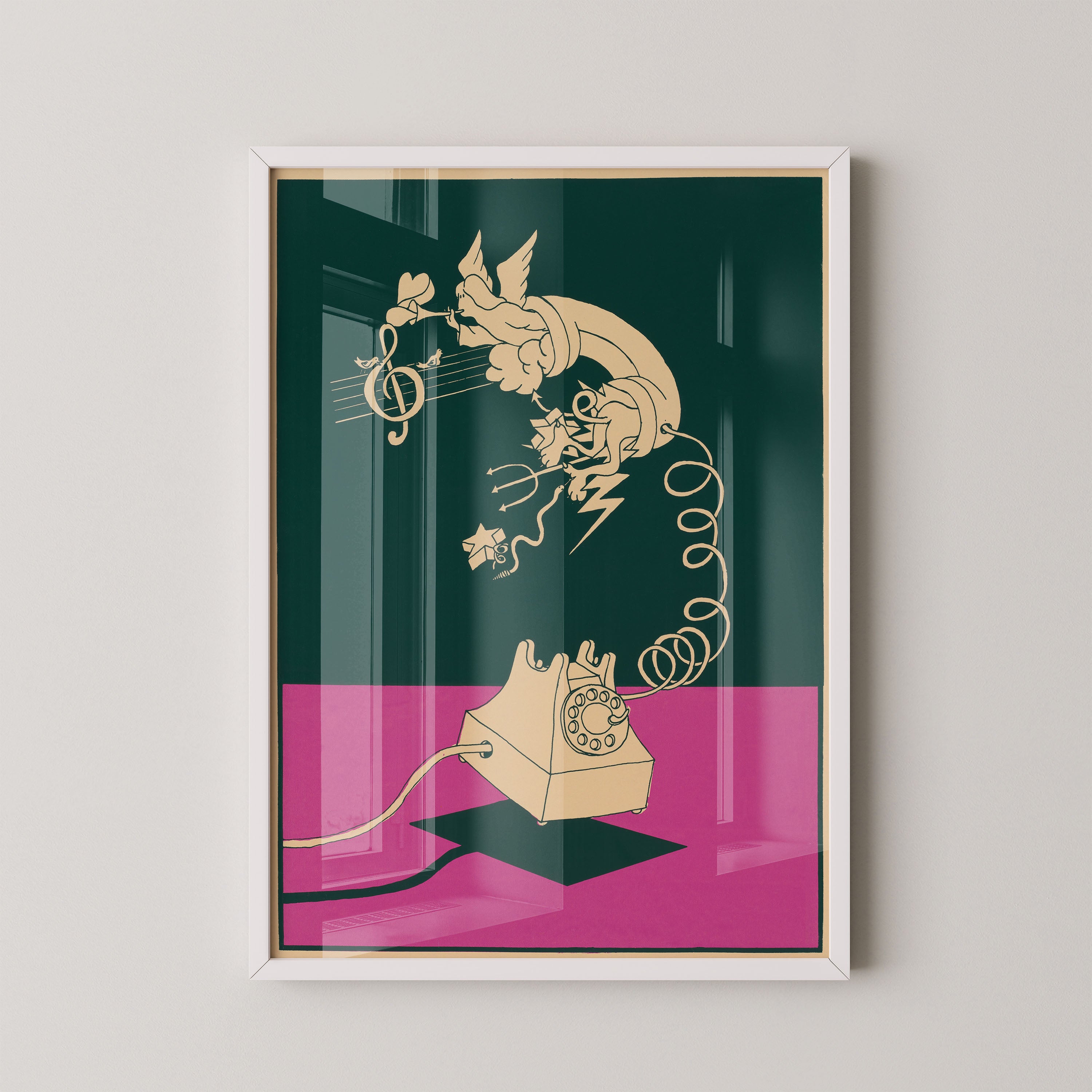 Call of Chaos — Retro Telephone Art