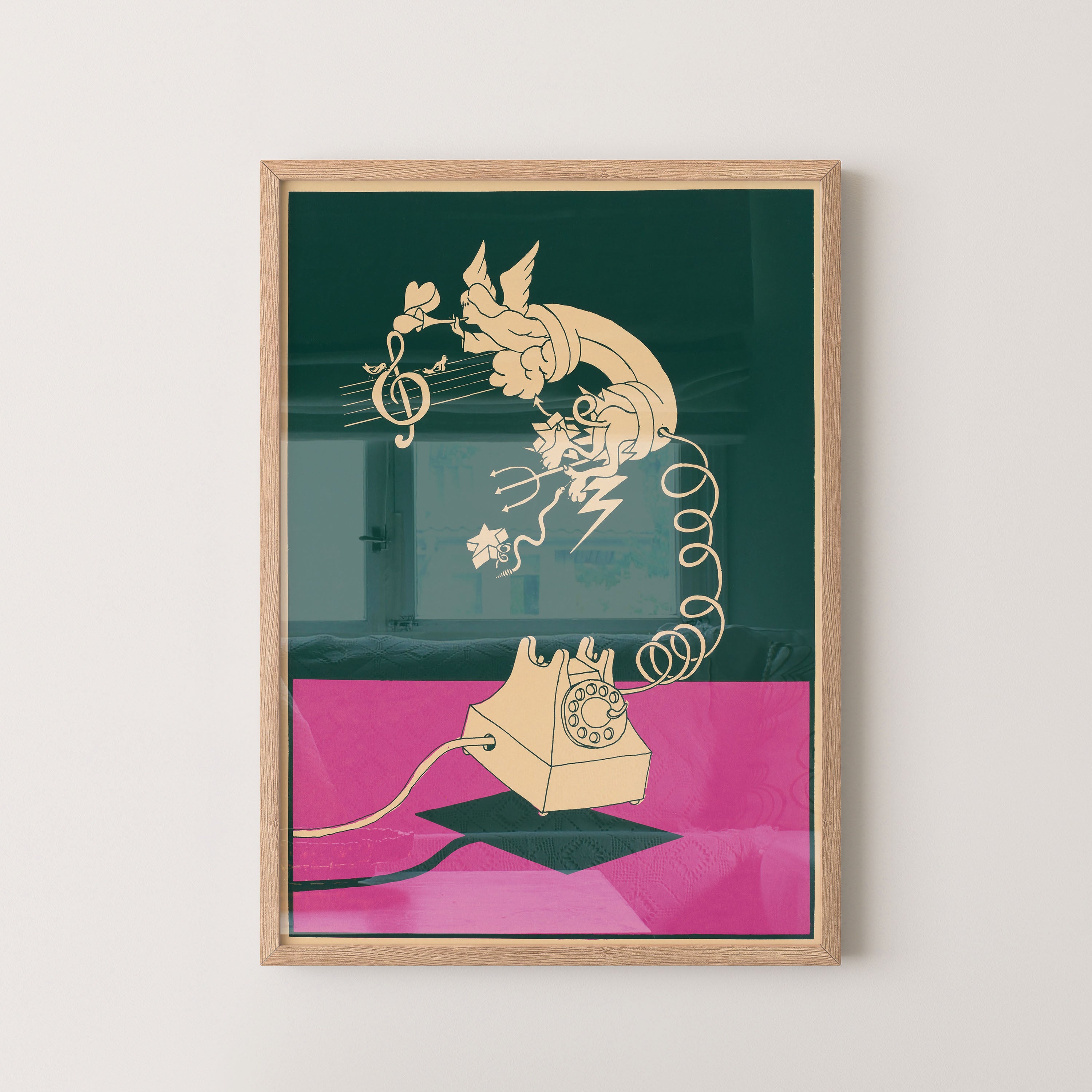Call of Chaos — Retro Telephone Art