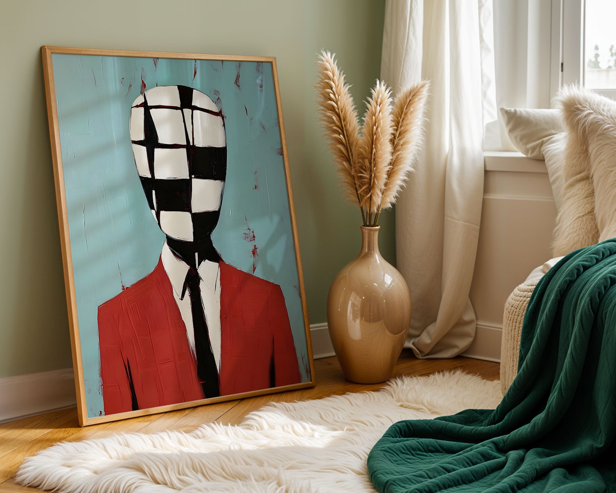 Abstract Checkerhead Gentleman