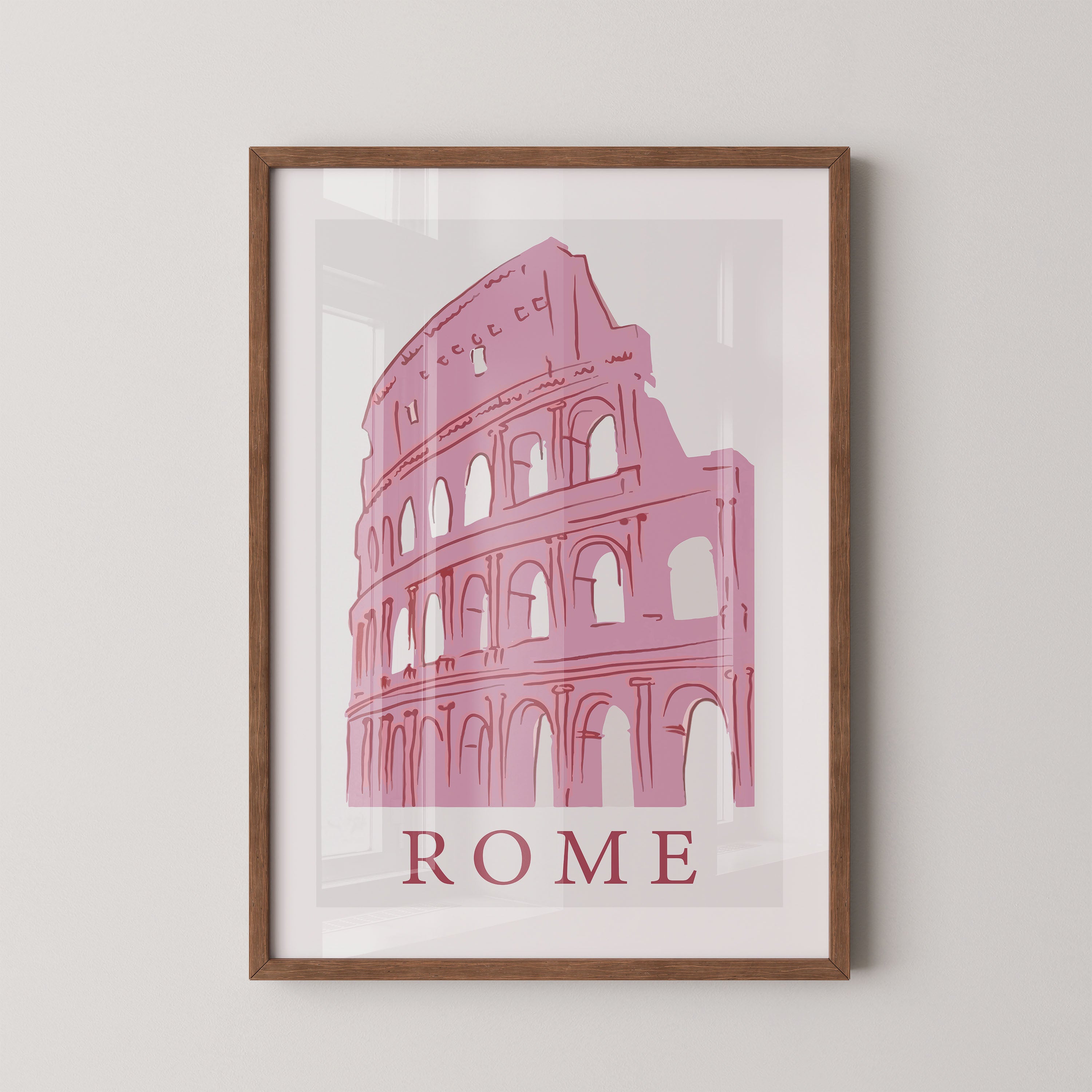 Rome — Colosseum in Blush Pink