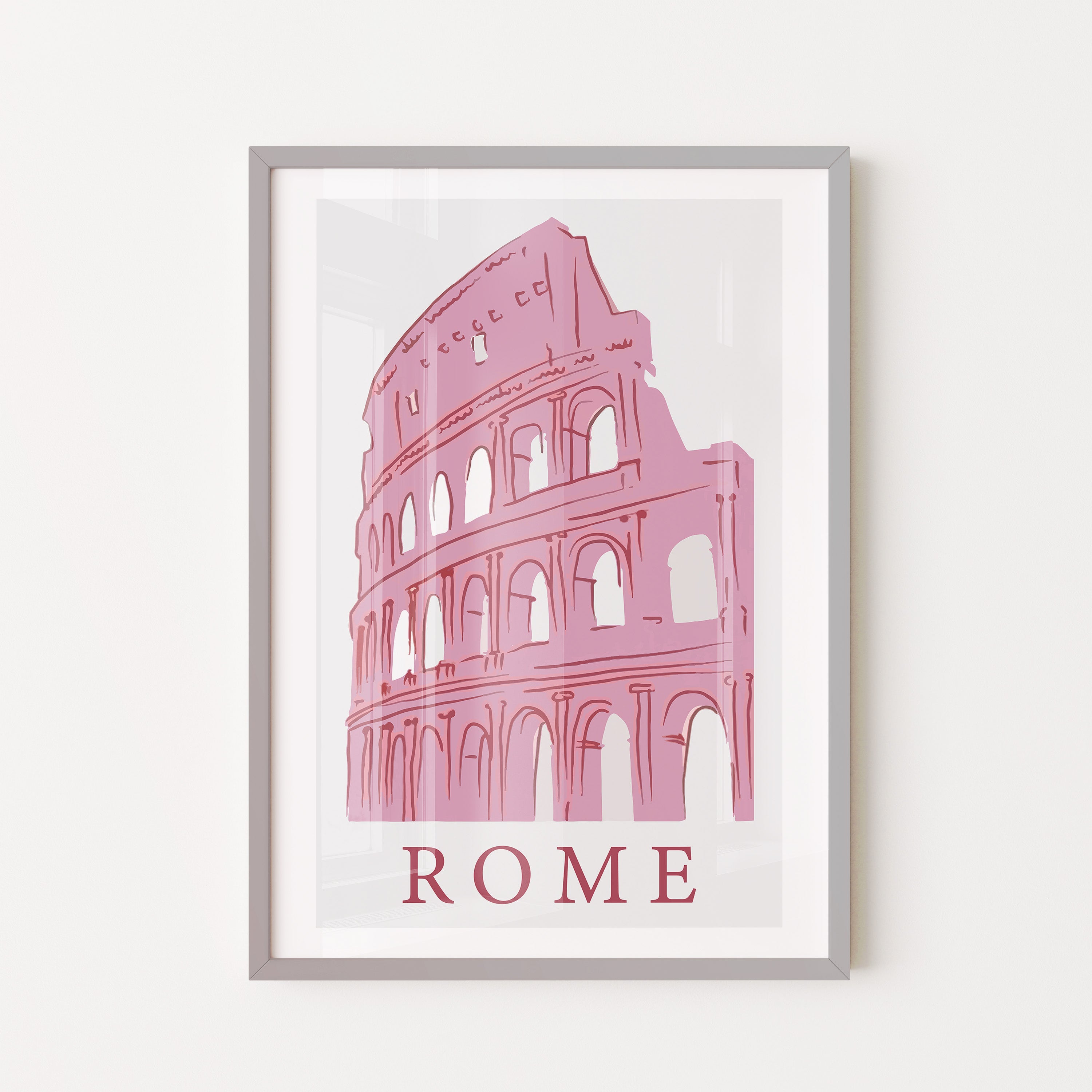 Rome — Colosseum in Blush Pink