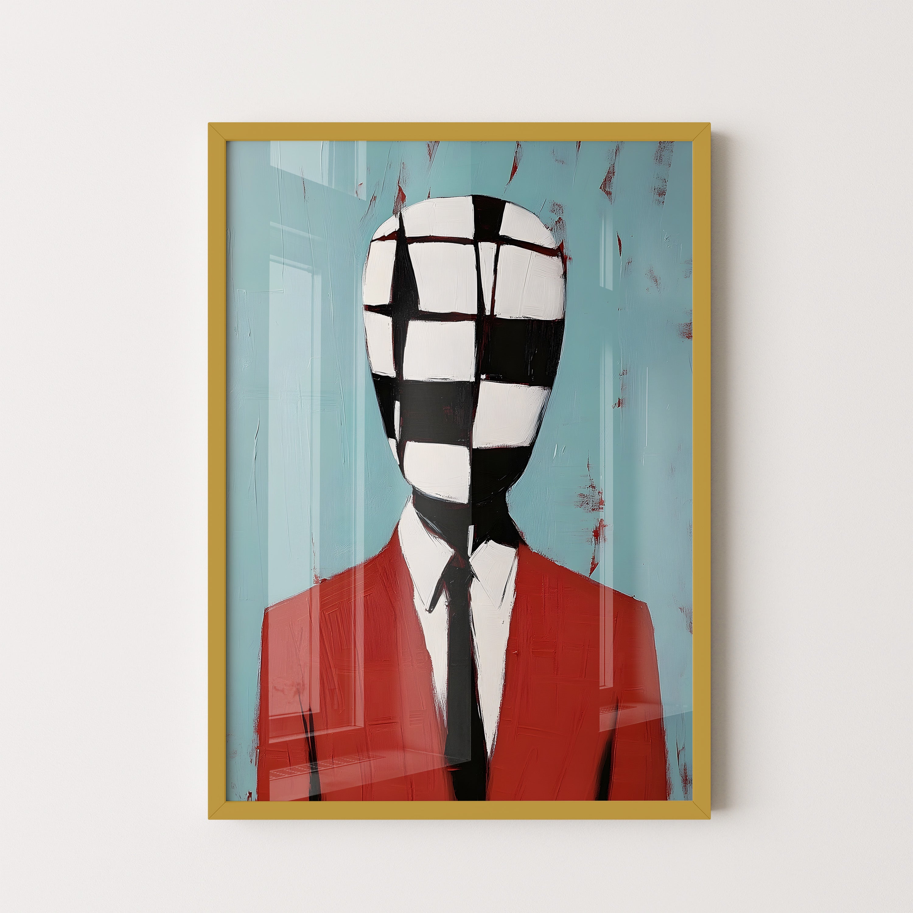 Abstract Checkerhead Gentleman