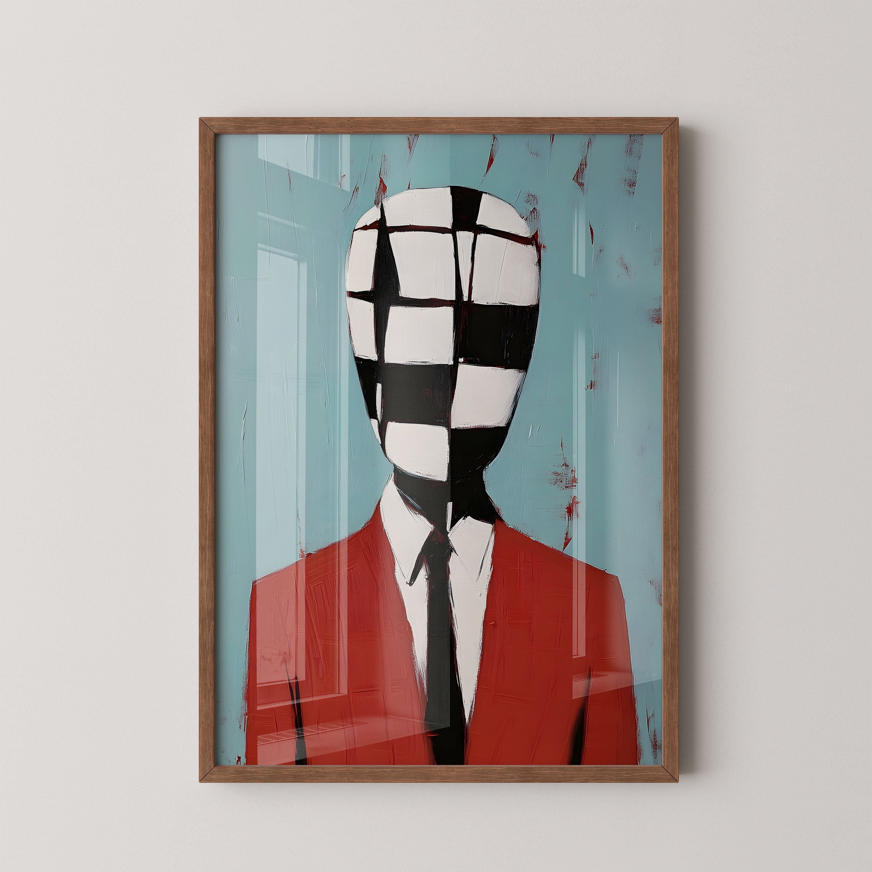 Abstract Checkerhead Gentleman