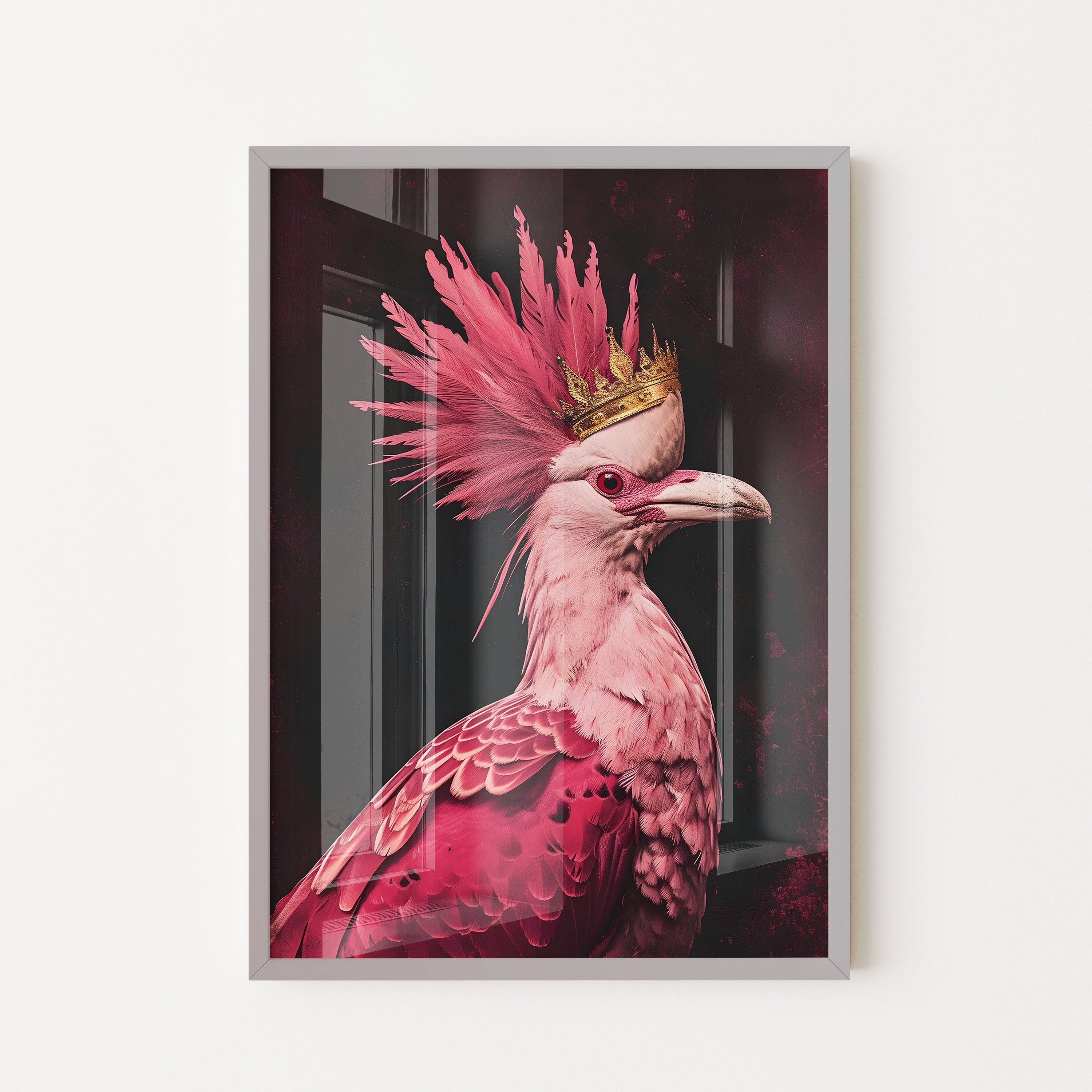 Regal Crimson Bird
