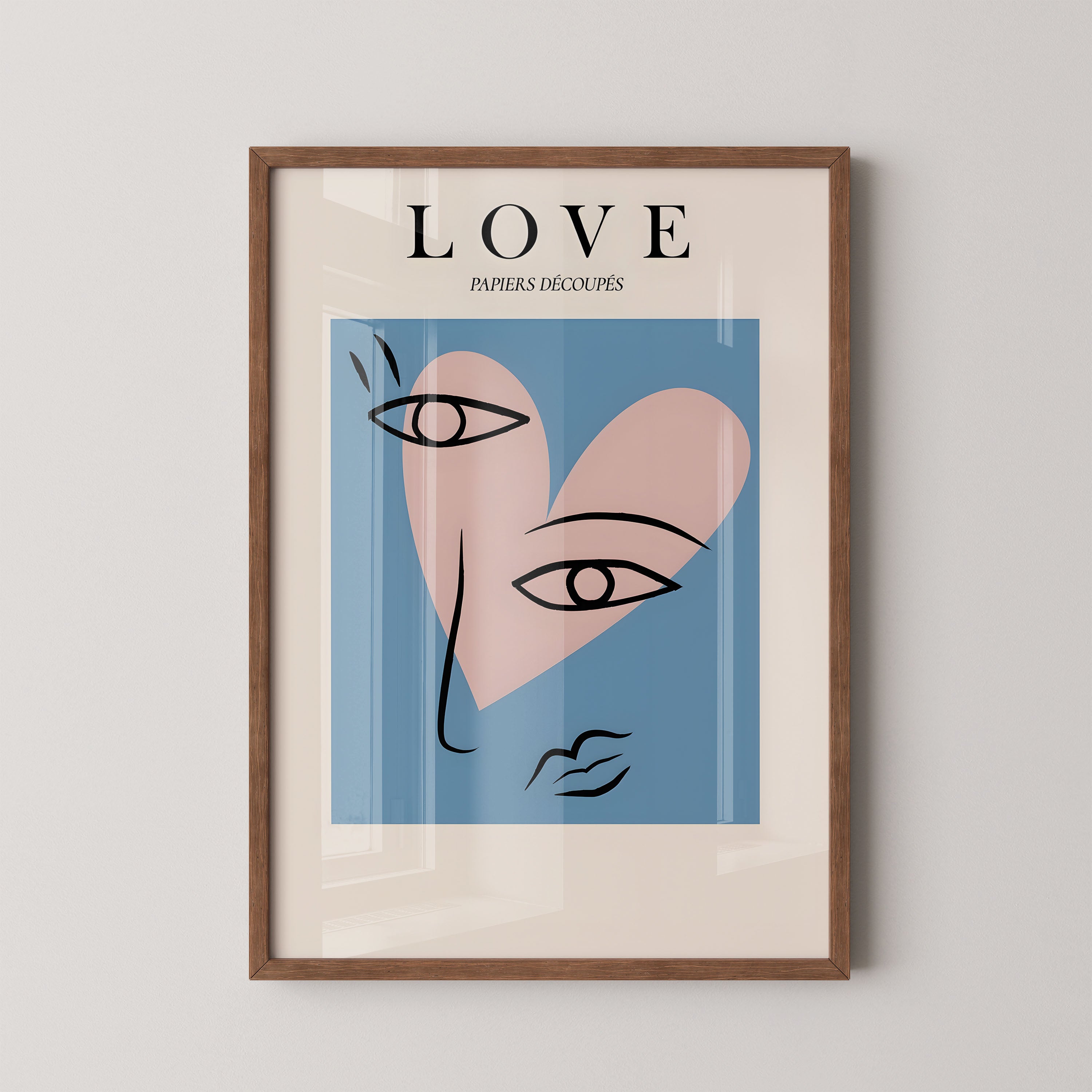 Love Minimal Faces – Abstract Line Art