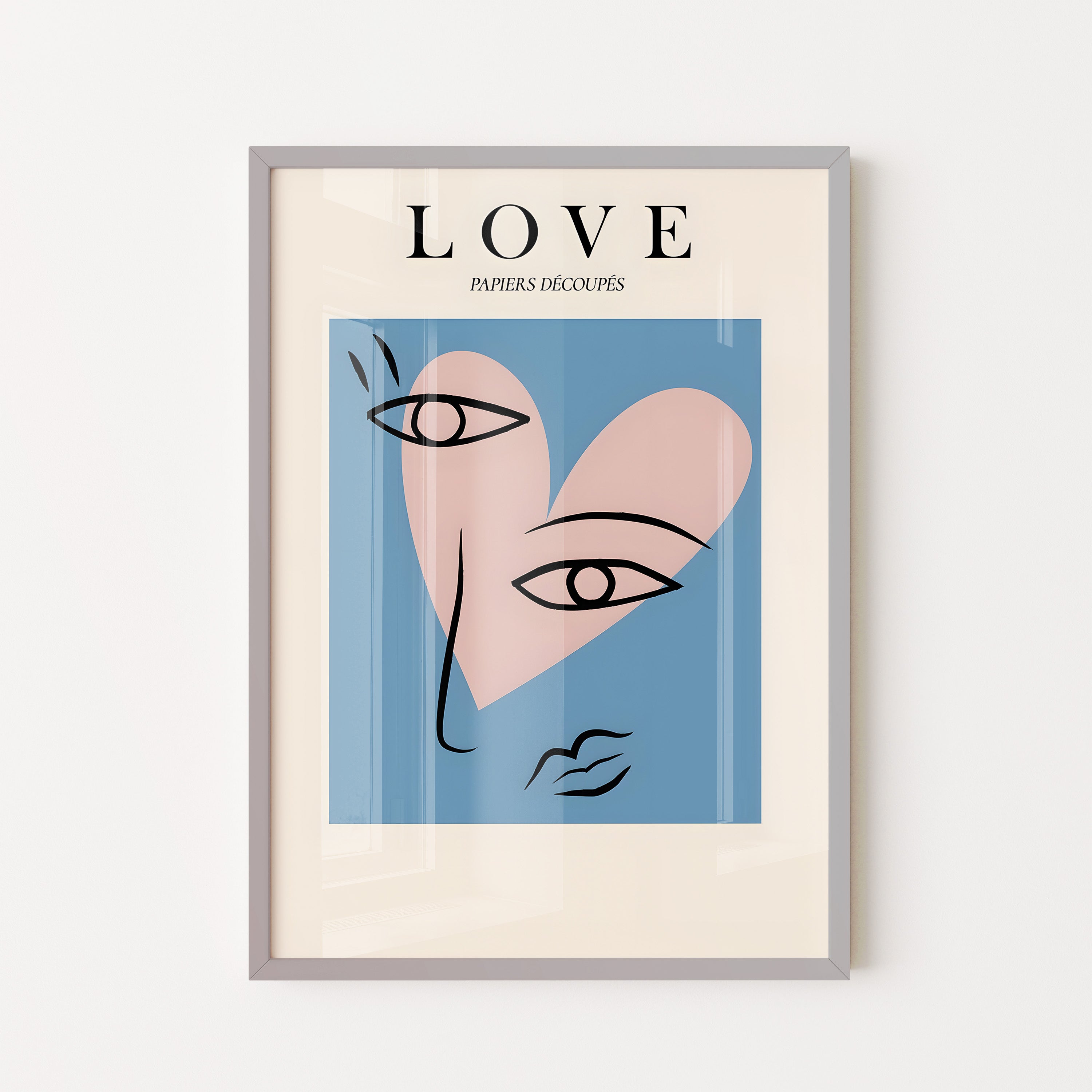 Love Minimal Faces – Abstract Line Art