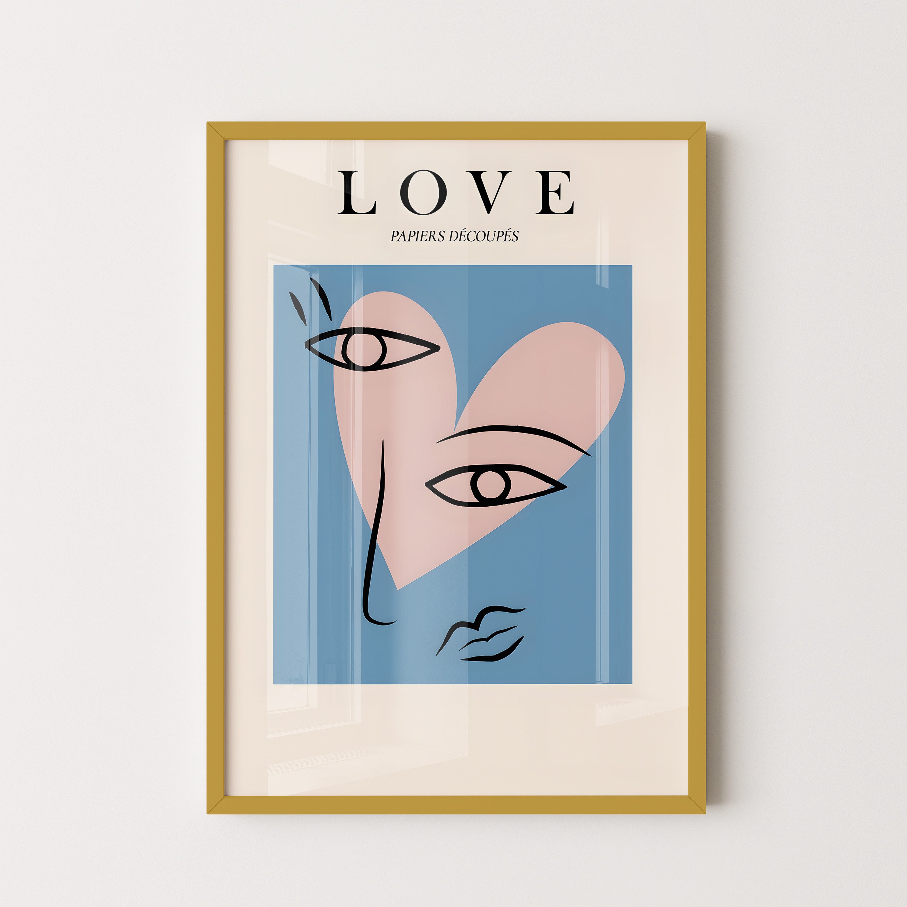 Love Minimal Faces – Abstract Line Art