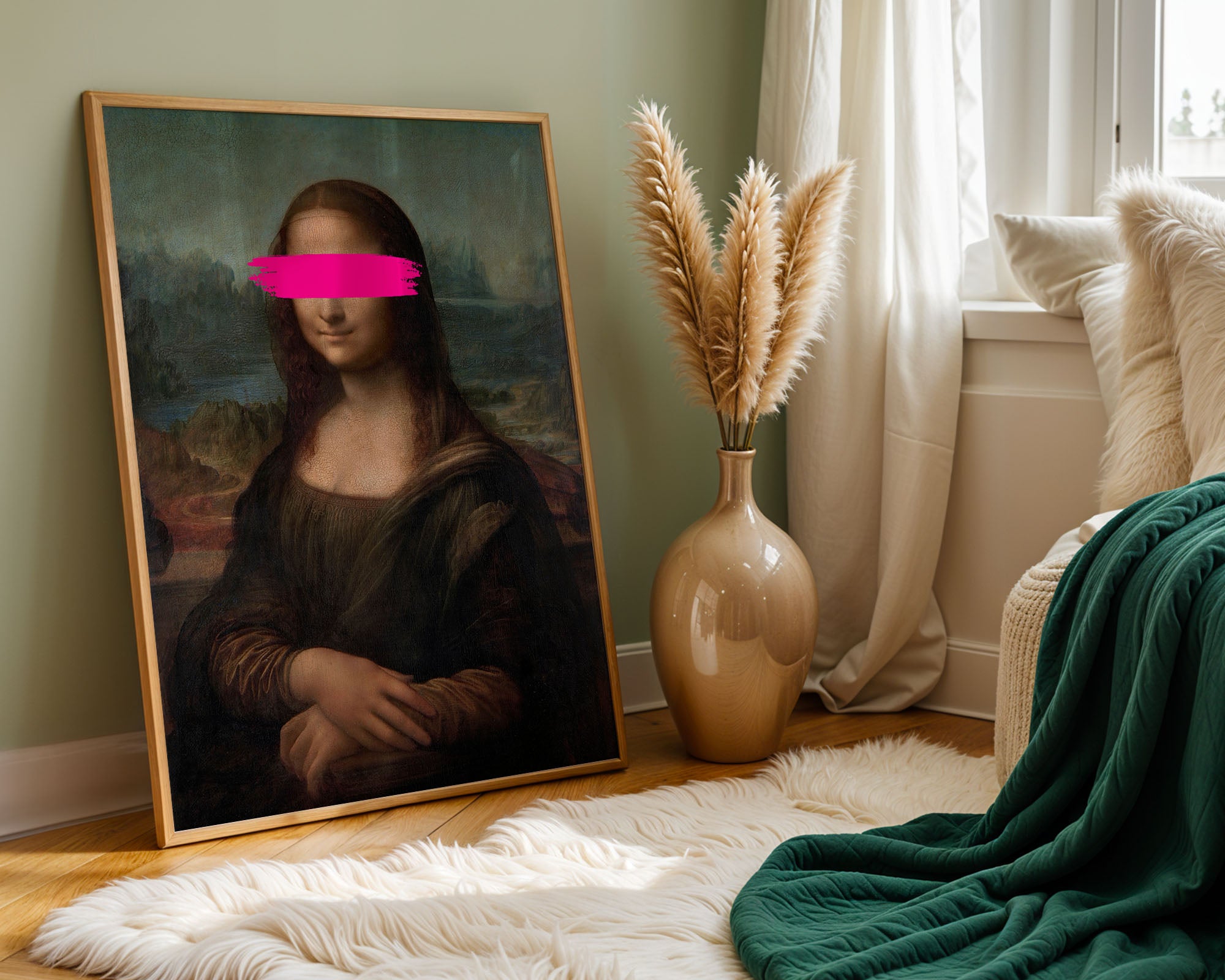 Neon Gaze Mona
