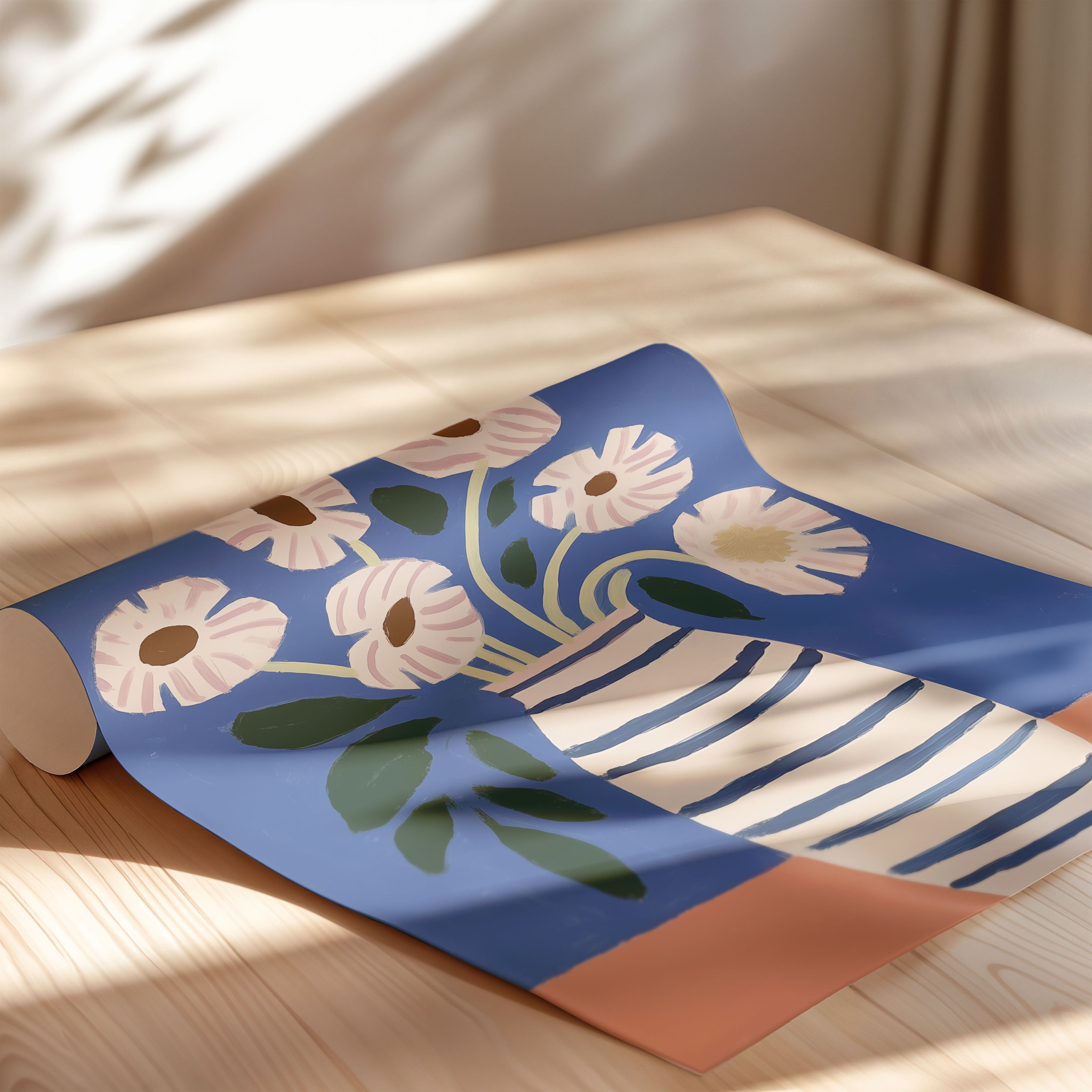 Striped Vase Blossomscape