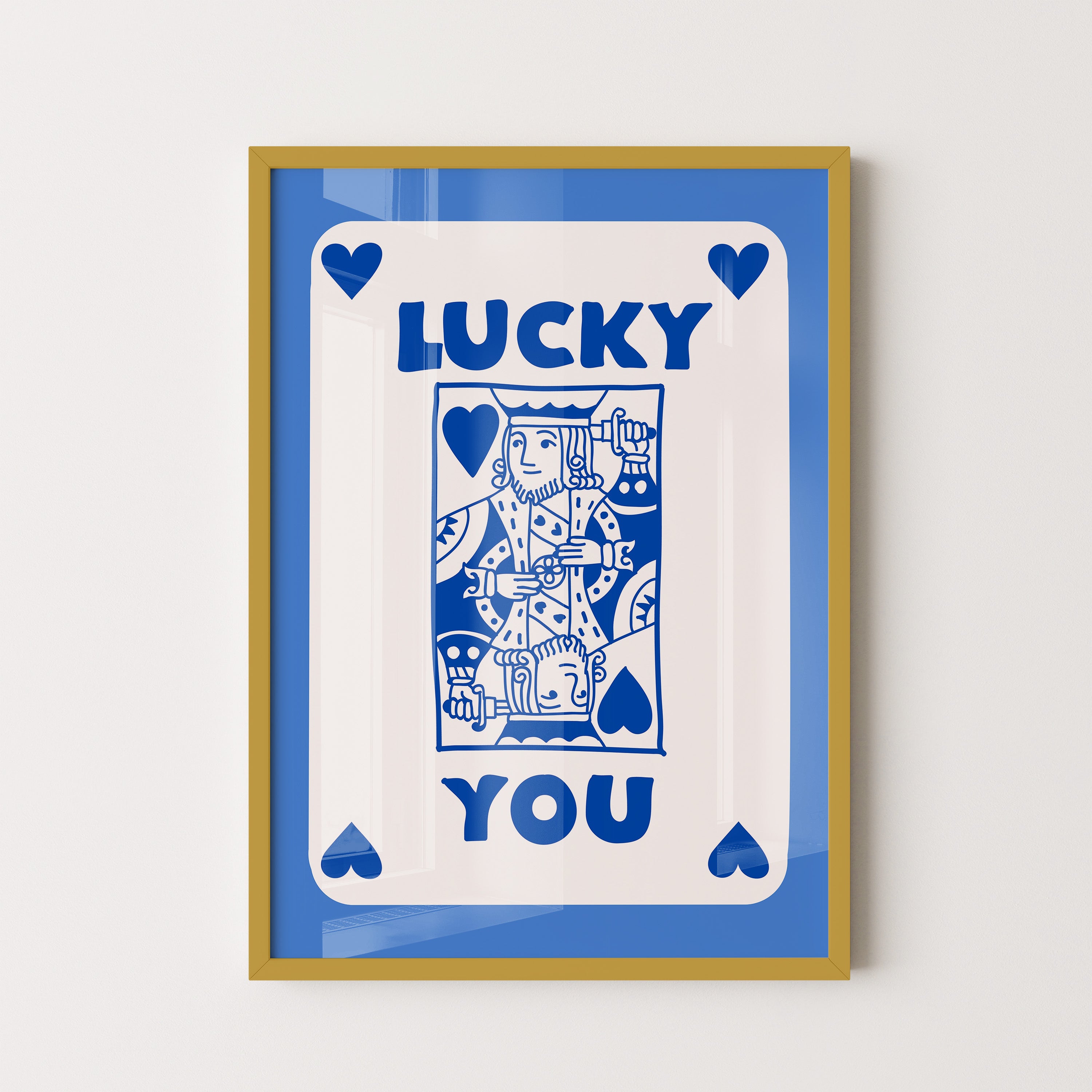 Blue hearted King Luck