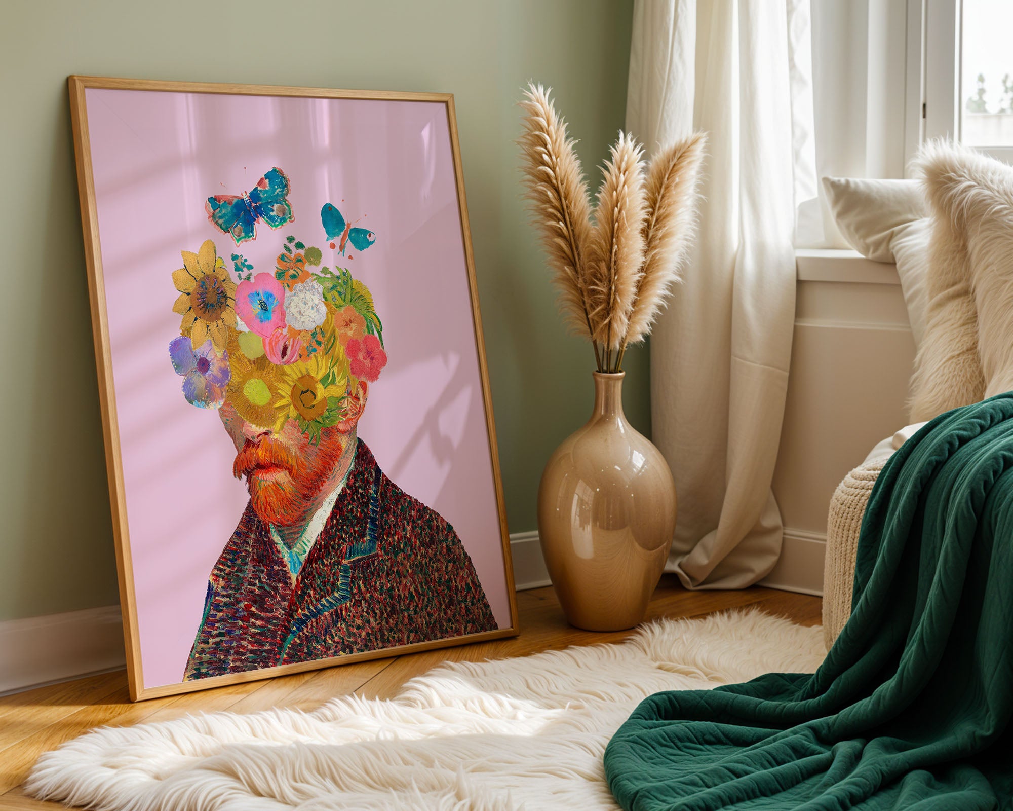 Blooming mind – floral reinterpretation of Van Gogh