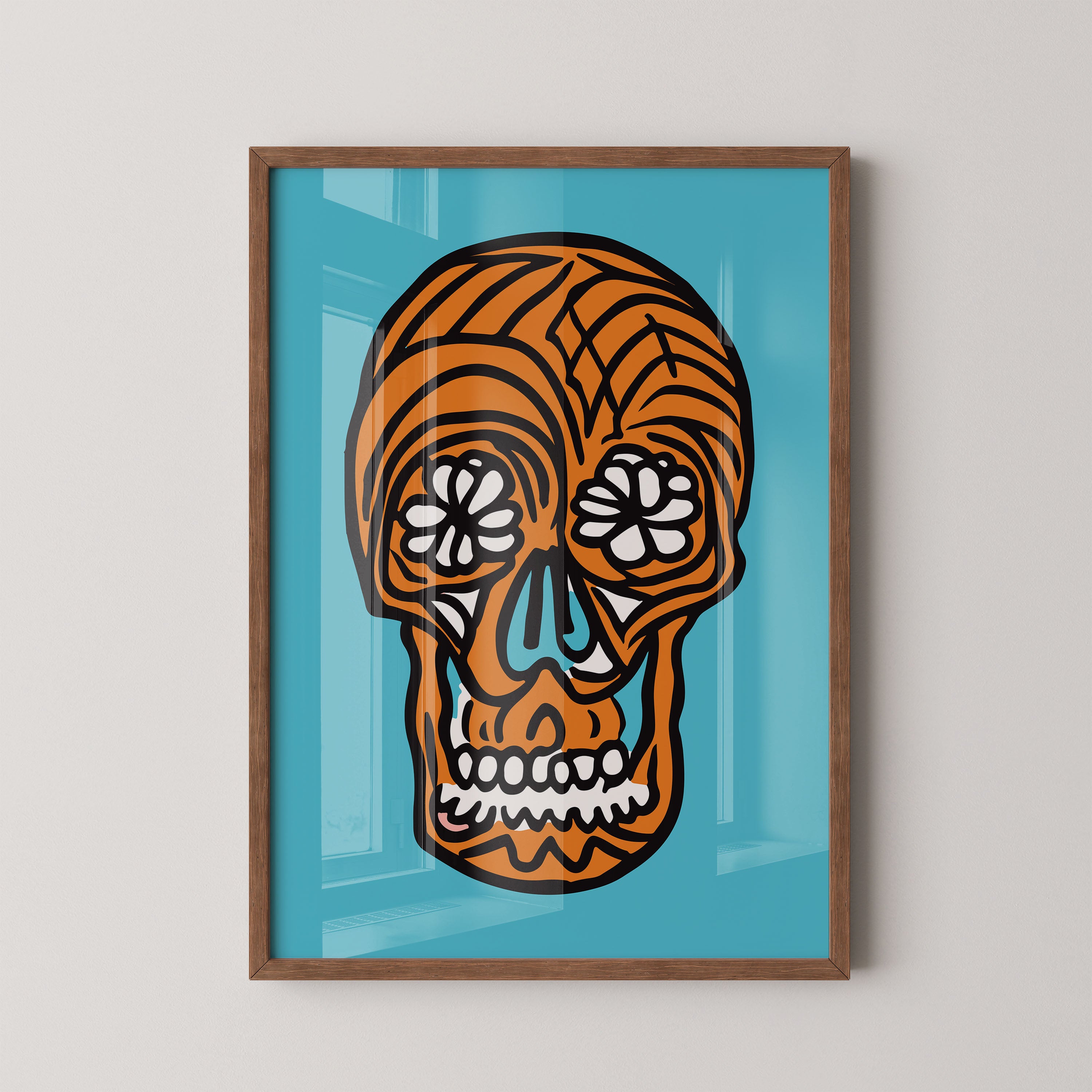 Day of Colors – Skull Art Print