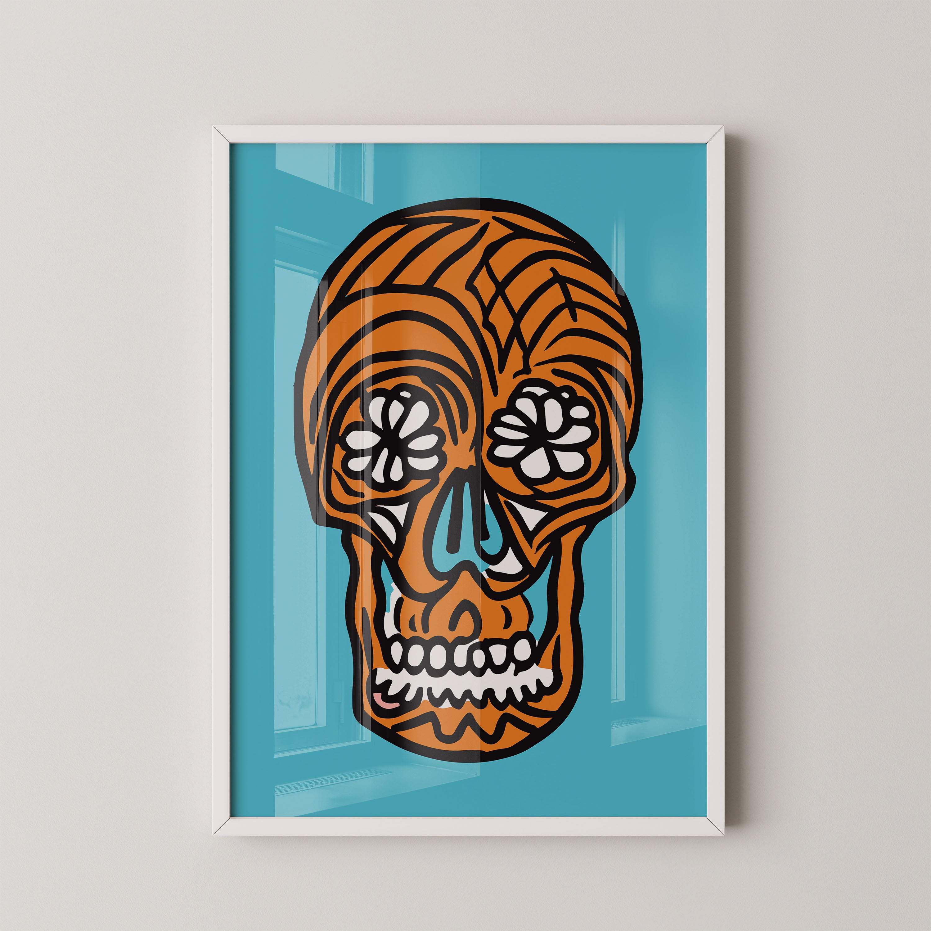 Day of Colors – Skull Art Print